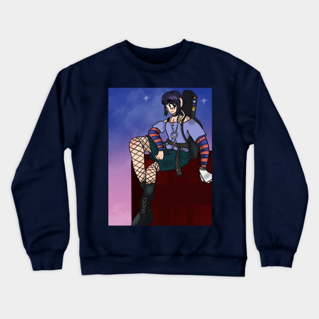 love in the sky Crewneck Sweatshirt by Shard Art